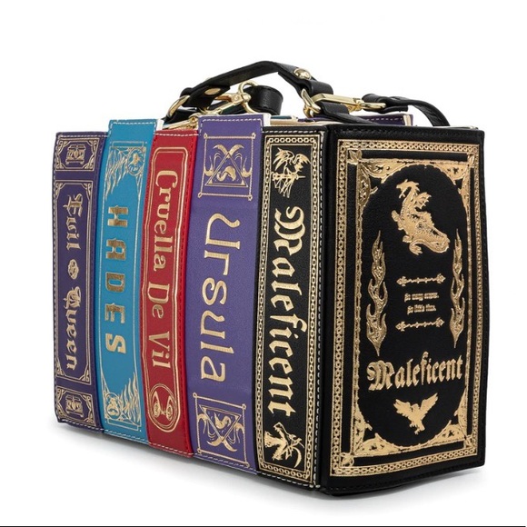 Disney Stitch Shoppe Villains Books Crossbody Bag - Picture 2 of 8